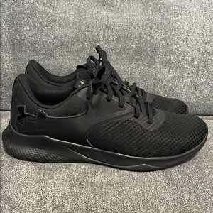 Under Armour Charged Aurora Black Athletic Sneakers